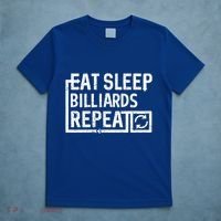 Eat Sleep Billiards Gift T-Shirt thumb 5