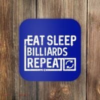 Eat Sleep Billiards Gift Coaster thumb 0