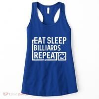 Eat Sleep Billiards Gift Women's Tank Top thumb 0