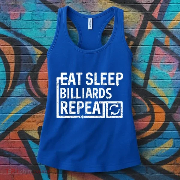 Eat Sleep Billiards Gift Women's Tank Top