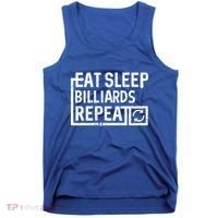 Eat Sleep Billiards Gift Tank Top thumb 0