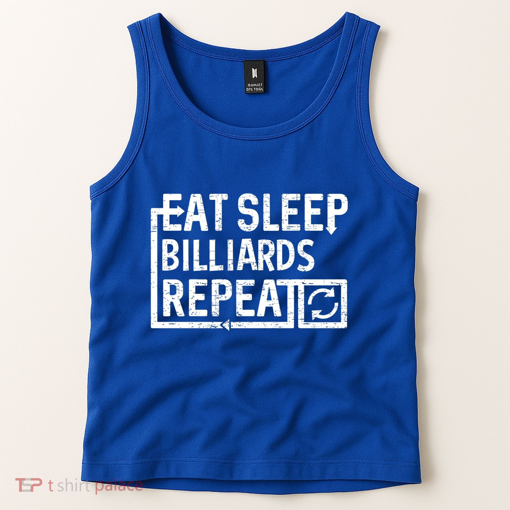 Eat Sleep Billiards Gift Tank Top