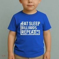 Eat Sleep Billiards Gift Toddler T-Shirt thumb 2