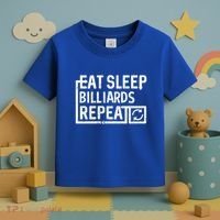 Eat Sleep Billiards Gift Toddler T-Shirt thumb 3