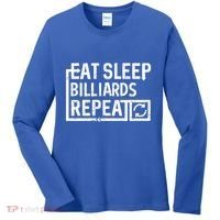 Eat Sleep Billiards Gift Women's Long Sleeve Shirt thumb 0