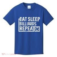 Eat Sleep Billiards Gift Kids T-Shirt thumb 0