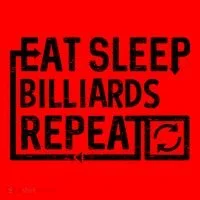 Eat Sleep Billiards Gift Santa Hat thumb 1