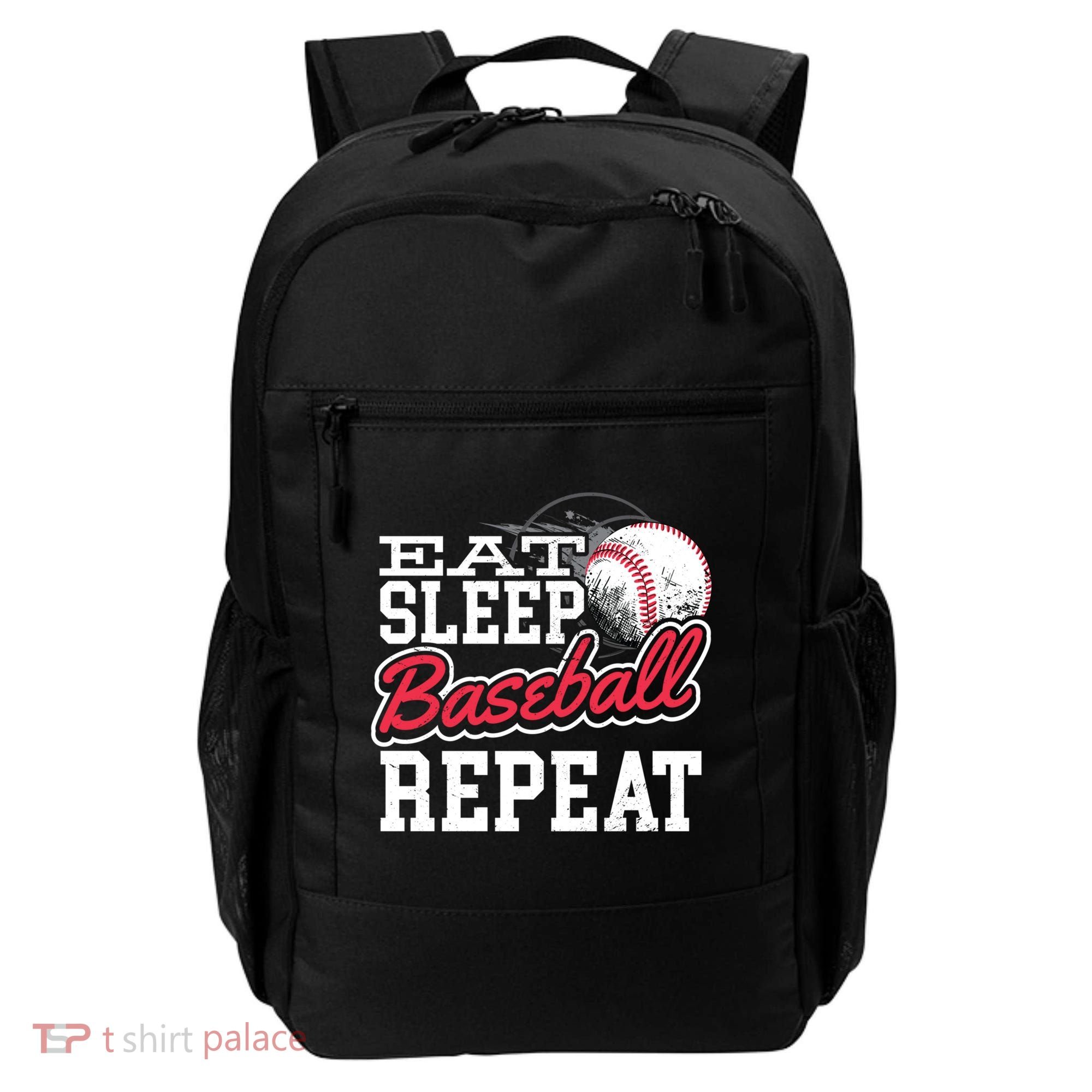Eat Sleep Baseball Repeat Baseball Player Sports Lover Gift Backpack