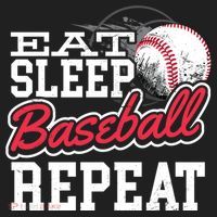 Eat Sleep Baseball Repeat Baseball Player Sports Lover Gift Hat thumb 2