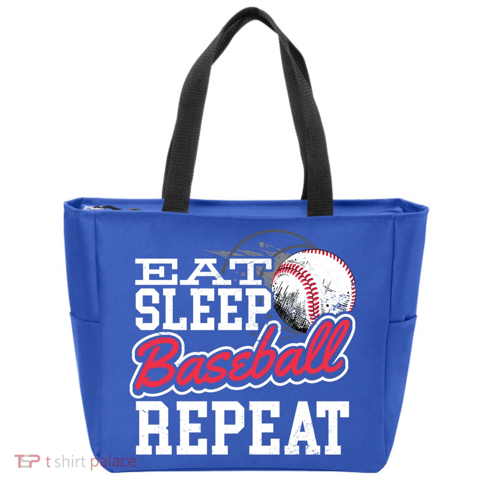 Eat Sleep Baseball Repeat Baseball Player Sports Lover Gift Tote Bag