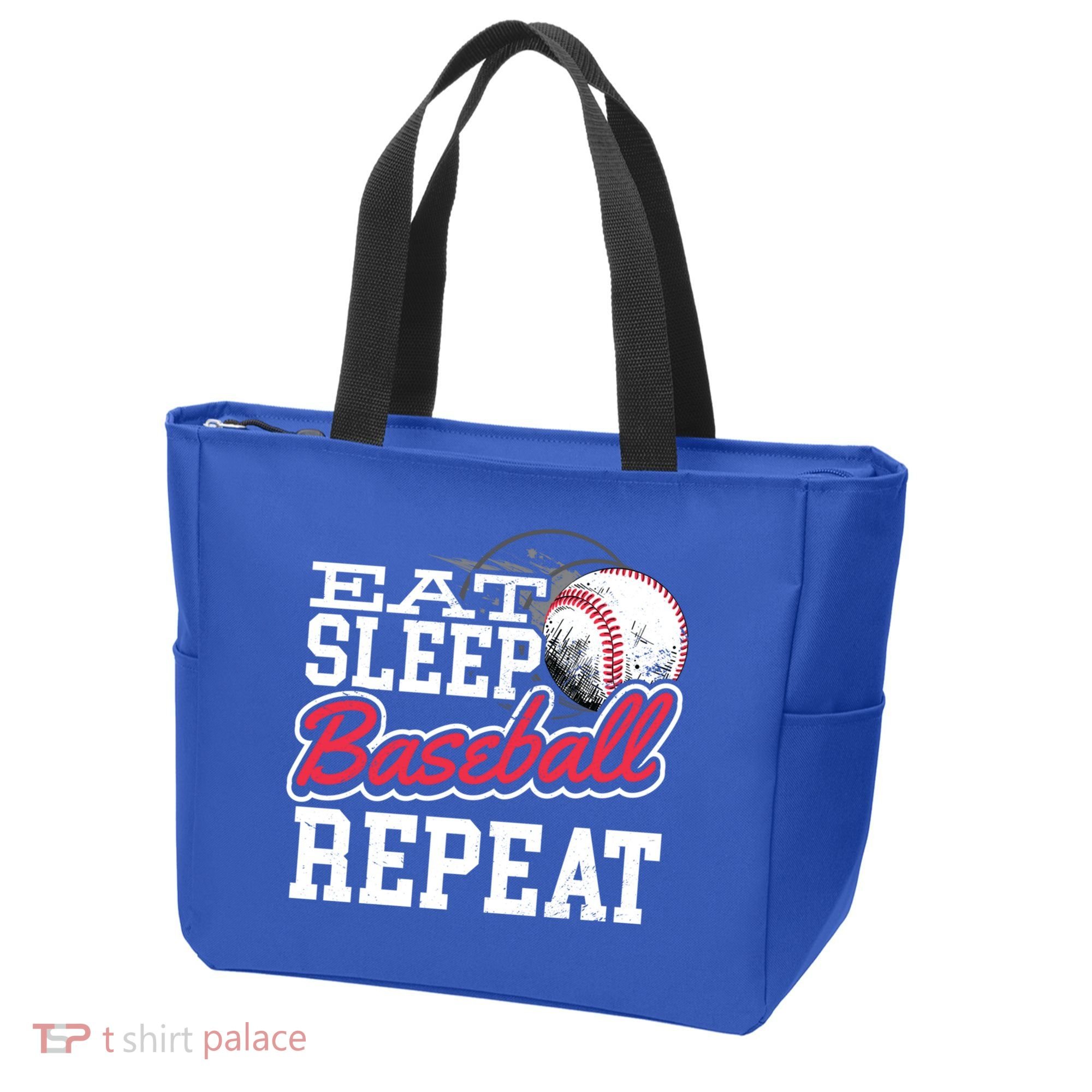 Eat Sleep Baseball Repeat Baseball Player Sports Lover Gift Tote Bag