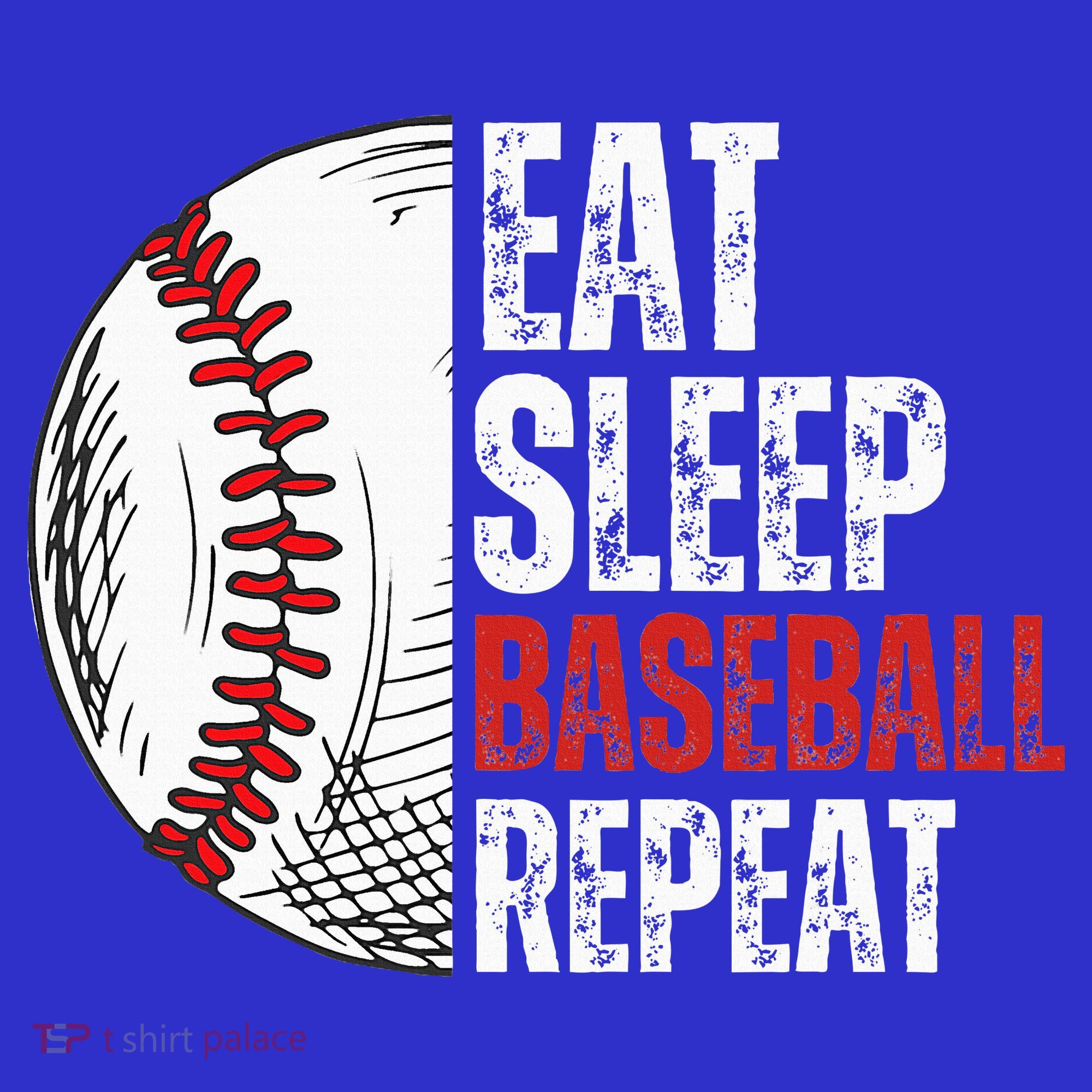 Eat Sleep Baseball Repeat Funny Baseball Players Visor