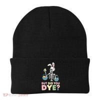 Easter Skeleton Bunny But Did You Dye Funny Spring Egg Beanie thumb 0