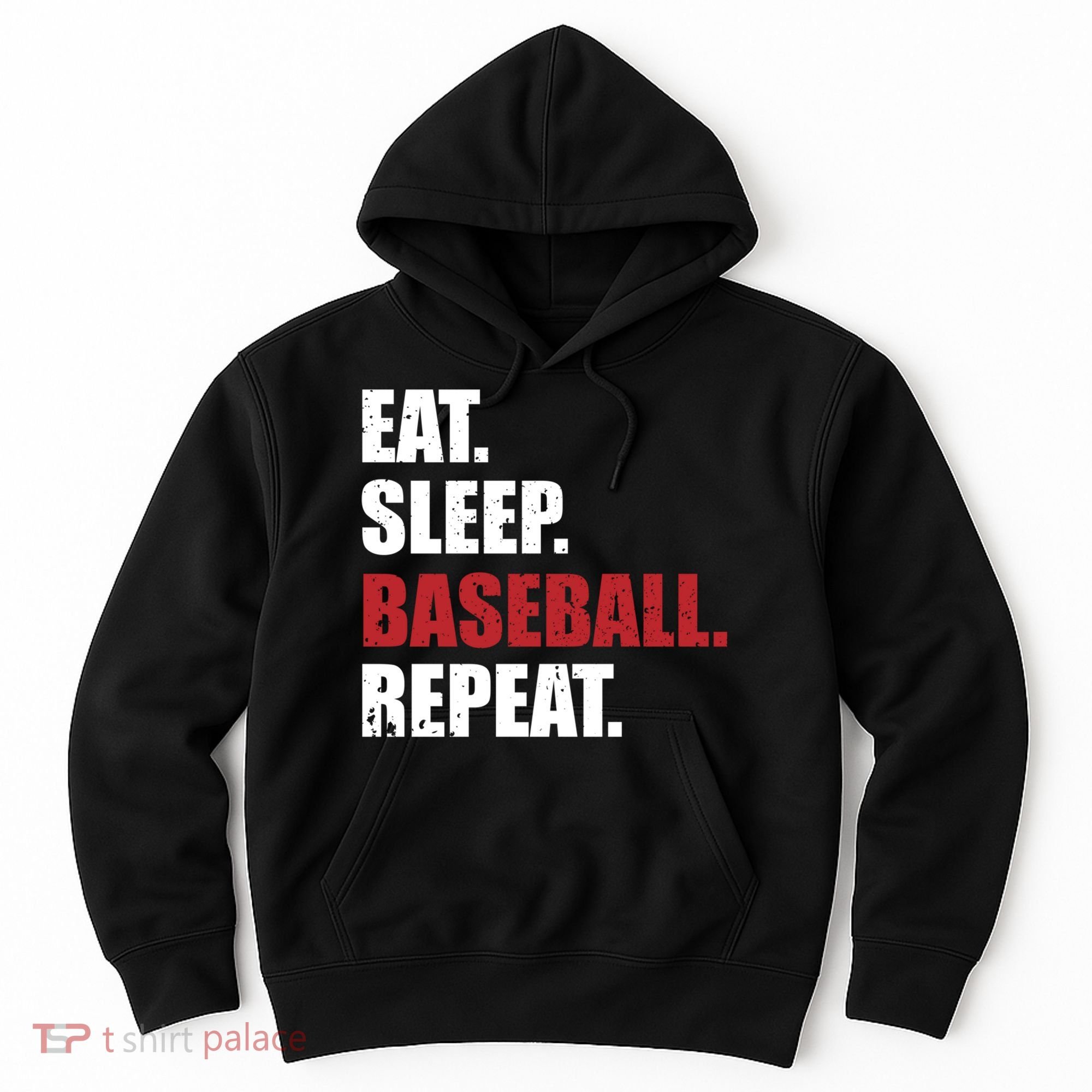 Eat Sleep Baseball Repeat Hoodie Hoodie