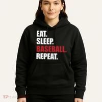 Eat Sleep Baseball Repeat Hoodie Hoodie thumb 5