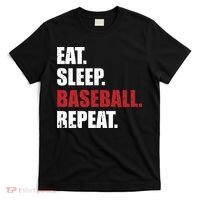 Eat Sleep Baseball Repeat Hoodie T-Shirt thumb 0