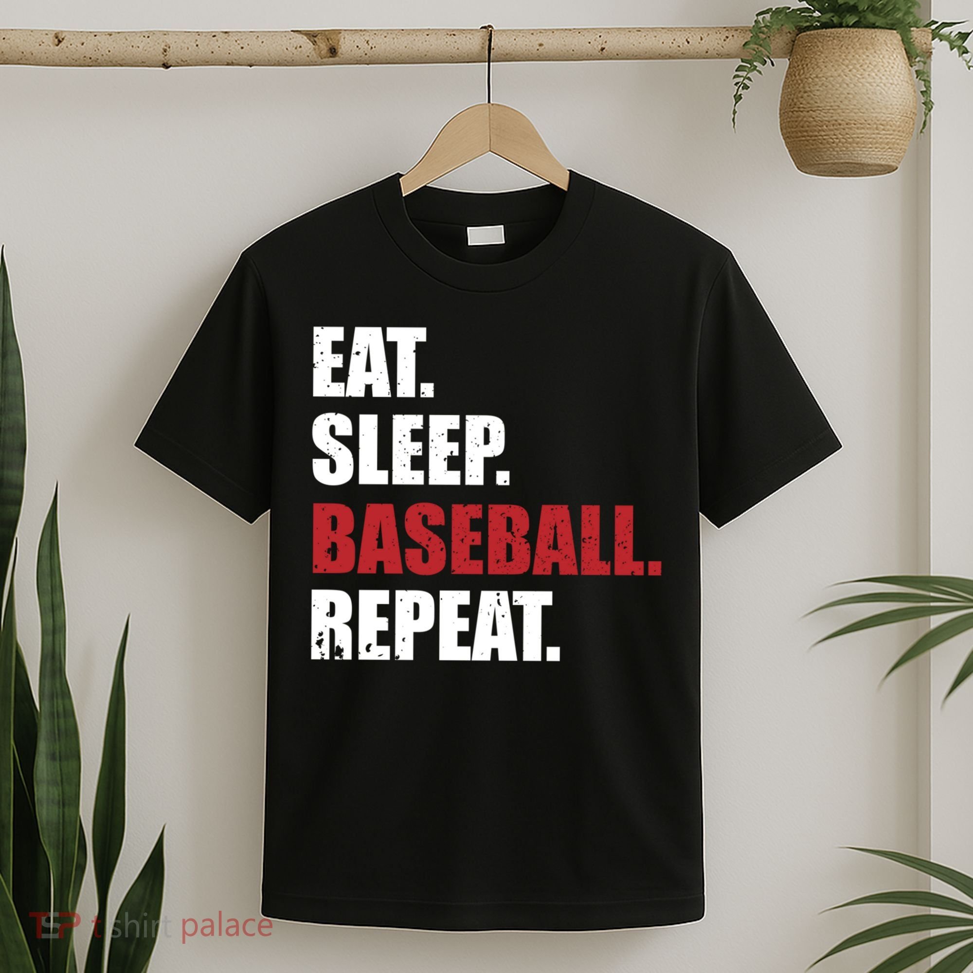 Eat Sleep Baseball Repeat Hoodie T-Shirt