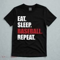 Eat Sleep Baseball Repeat Hoodie T-Shirt thumb 5