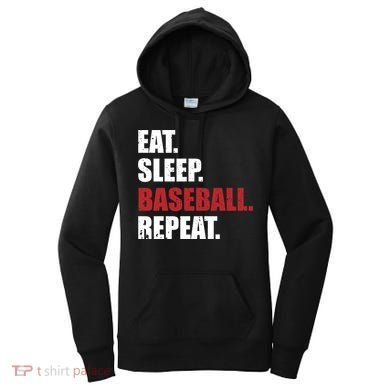 Eat Sleep Baseball Repeat Hoodie Women's Hoodie