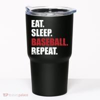 Eat Sleep Baseball Repeat Hoodie Tumbler thumb 0