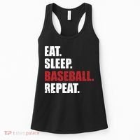 Eat Sleep Baseball Repeat Hoodie Women's Tank Top thumb 0