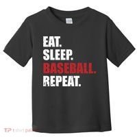 Eat Sleep Baseball Repeat Hoodie Toddler T-Shirt thumb 0