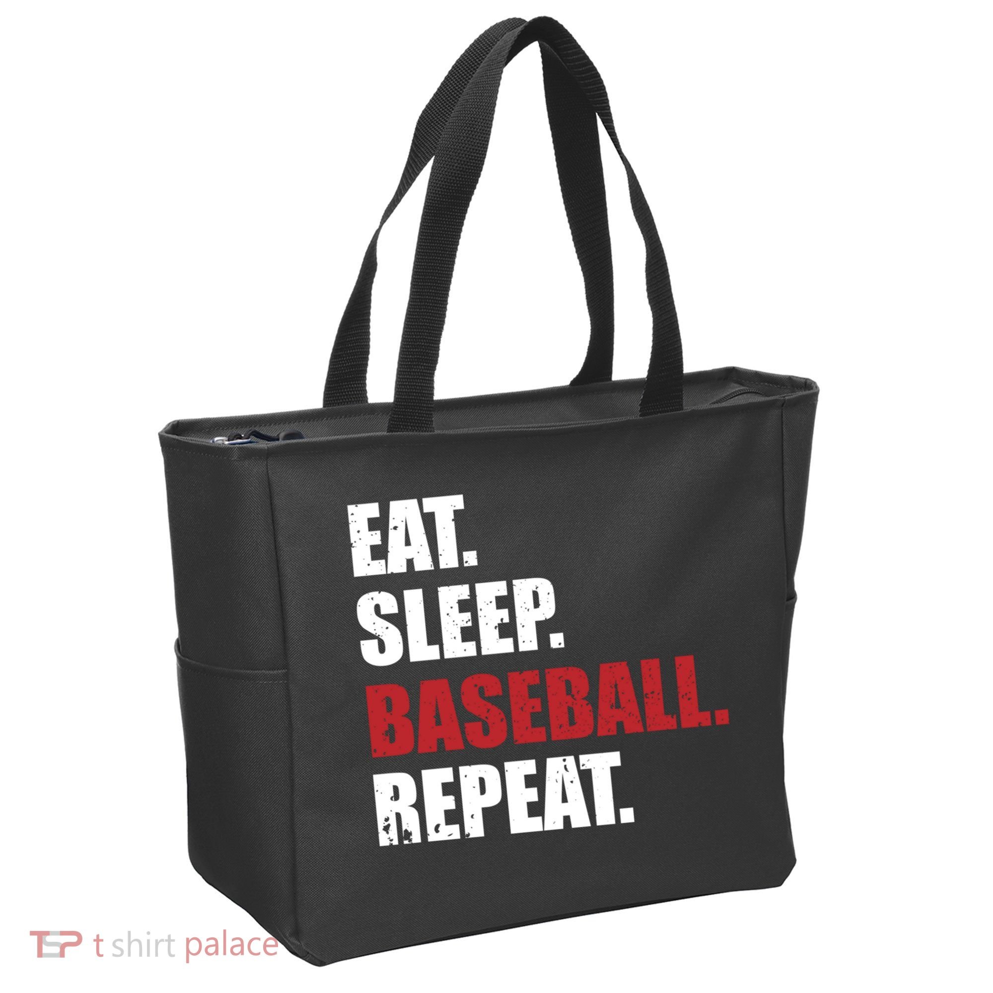 Eat Sleep Baseball Repeat Hoodie Tote Bag