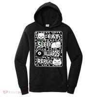 Eat Sleep Billiards Repeat Billiards Lover Outfit Women's Hoodie thumb 0