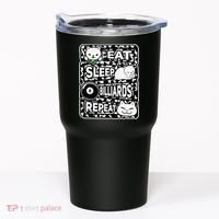 Eat Sleep Billiards Repeat Billiards Lover Outfit Tumbler thumb 0