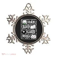 Eat Sleep Billiards Repeat Billiards Lover Outfit Ornament thumb 0