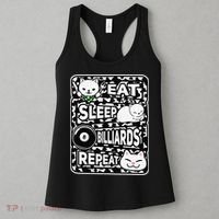 Eat Sleep Billiards Repeat Billiards Lover Outfit Women's Tank Top thumb 3