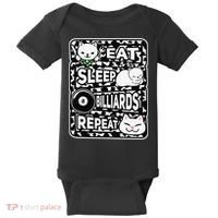 Eat Sleep Billiards Repeat Billiards Lover Outfit Baby Bodysuit thumb 0