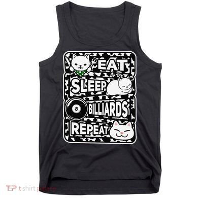 Eat Sleep Billiards Repeat Billiards Lover Outfit Tank Top