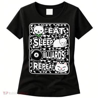 Eat Sleep Billiards Repeat Billiards Lover Outfit Women's T-Shirt
