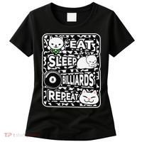 Eat Sleep Billiards Repeat Billiards Lover Outfit Women's T-Shirt thumb 0