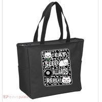 Eat Sleep Billiards Repeat Billiards Lover Outfit Tote Bag thumb 2