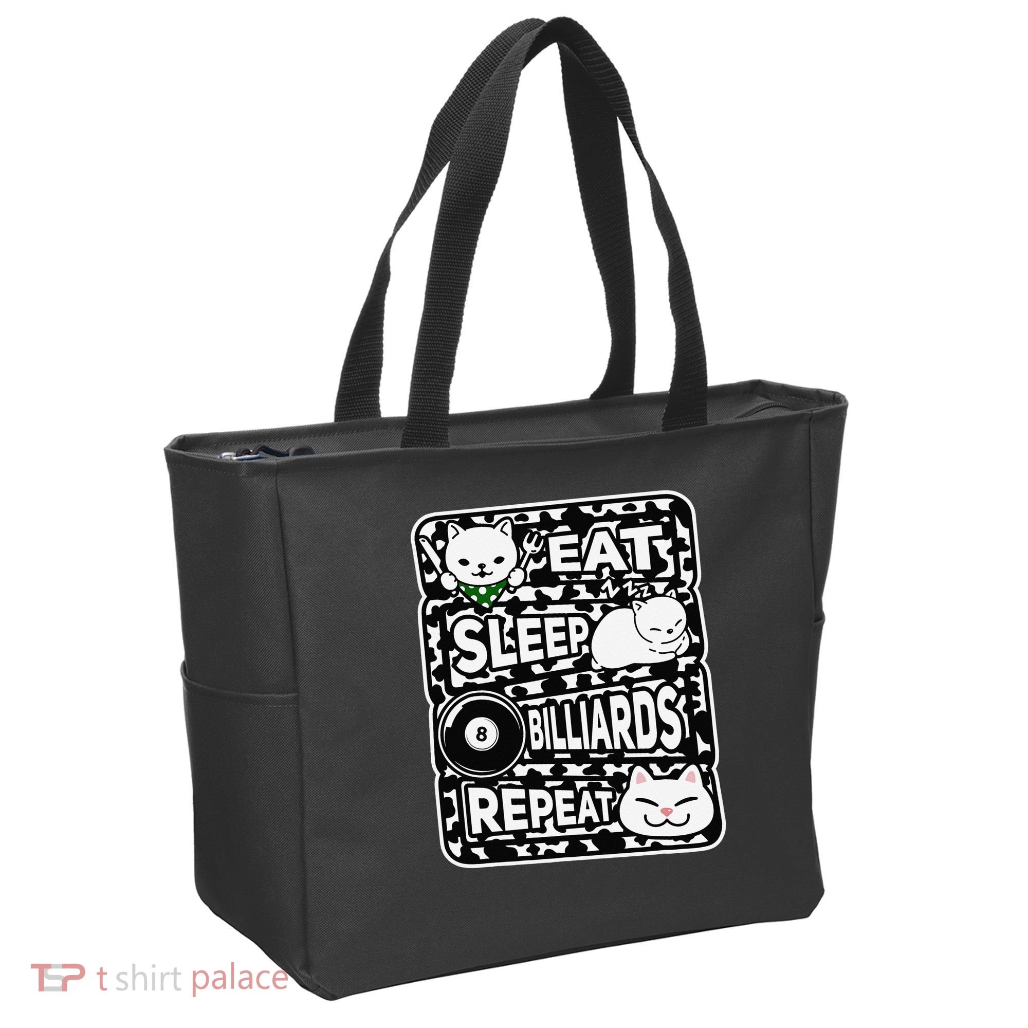 Eat Sleep Billiards Repeat Billiards Lover Outfit Tote Bag