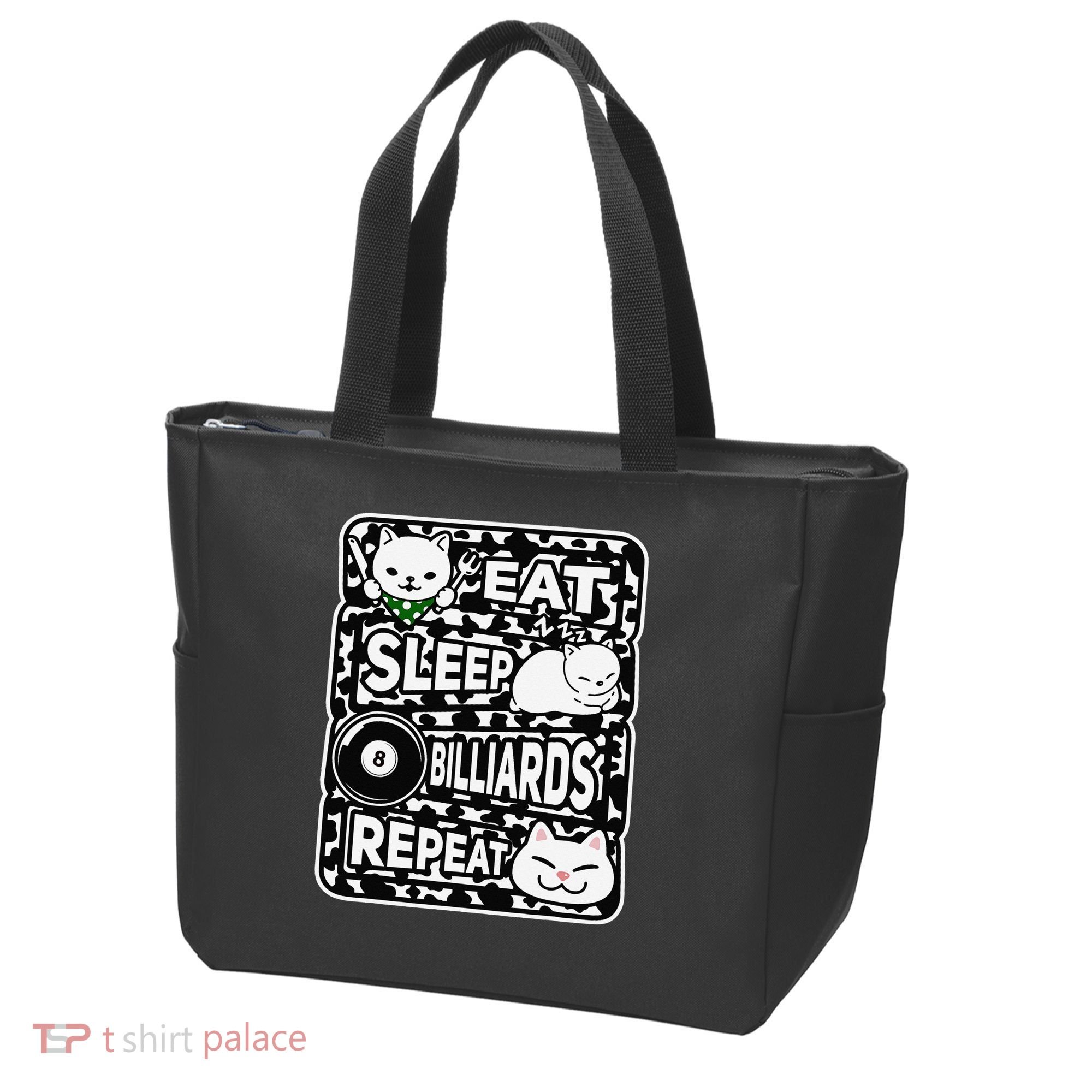 Eat Sleep Billiards Repeat Billiards Lover Outfit Tote Bag