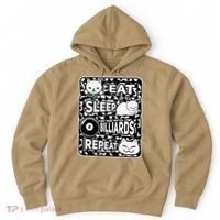 Eat Sleep Billiards Repeat Billiards Lover Outfit Hoodie thumb 0