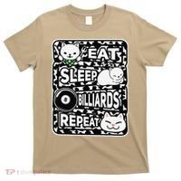 Eat Sleep Billiards Repeat Billiards Lover Outfit T-Shirt thumb 0