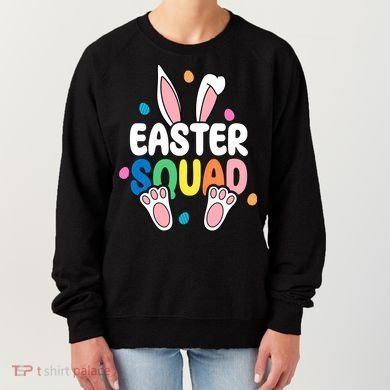 Easter Squad Bunny Holiday Colorful Women's Sweatshirt