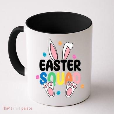 Easter Squad Bunny Holiday Colorful Coffee Mug