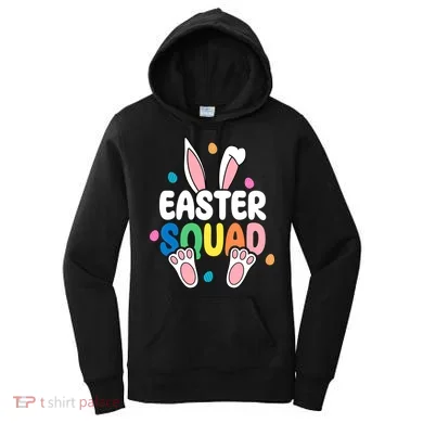 Easter Squad Bunny Holiday Colorful Women's Hoodie