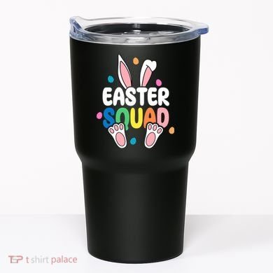 Easter Squad Bunny Holiday Colorful Tumbler