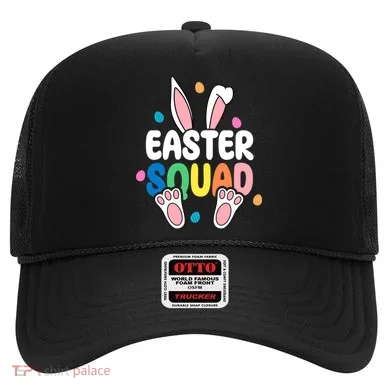 Easter Squad Bunny Holiday Colorful Hat
