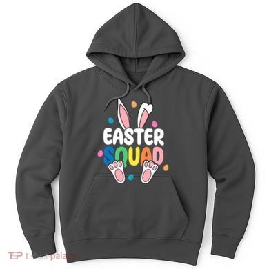 Easter Squad Bunny Holiday Colorful Hoodie