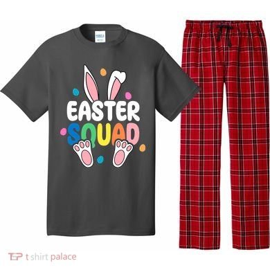 Easter Squad Bunny Holiday Colorful Pajama Set