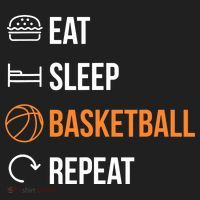 Eat Sleep Basketball Repeat | Basketball Women's Sweatshirt thumb 2