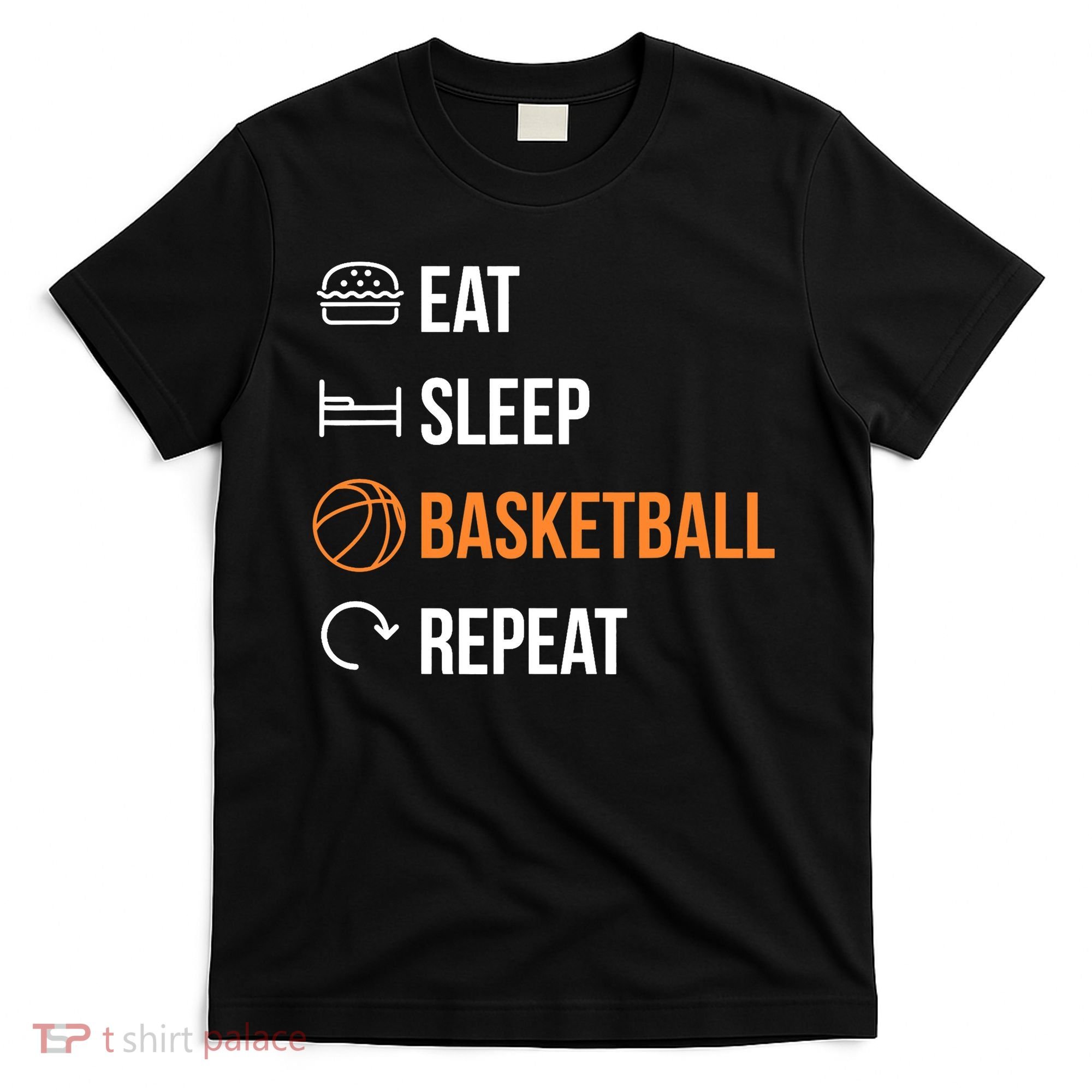 Eat Sleep Basketball Repeat | Basketball T-Shirt