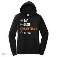 Eat Sleep Basketball Repeat | Basketball Women's Hoodie thumb 0